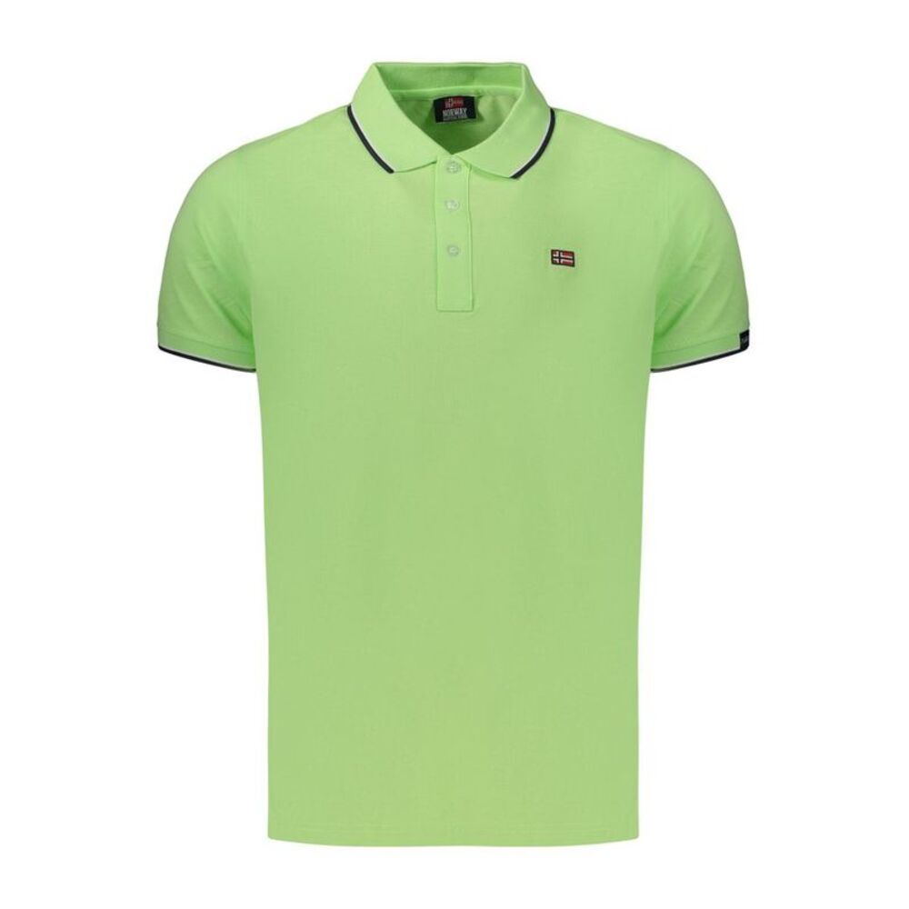 Norway 1963 Verde Cotton Men's Men's Polo